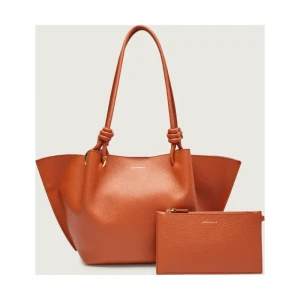 Coccinelle Skórzana shopperka + saszetka FINN