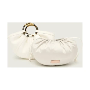 Coccinelle Skórzana shopperka + saszetka SHELL