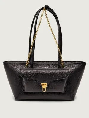 Coccinelle Skórzana torebka na ramię 4w1 DOUBLE BEAT