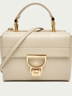 Coccinelle Skórzana torebka na ramię ARLETTIS PLISSE