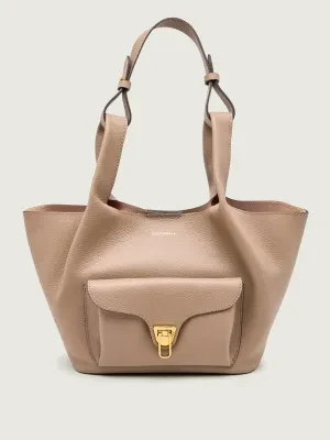 Coccinelle Skórzana torebka na ramię Beat