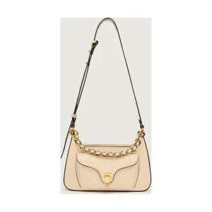 Coccinelle Skórzana torebka na ramię BEAT GENERATIO