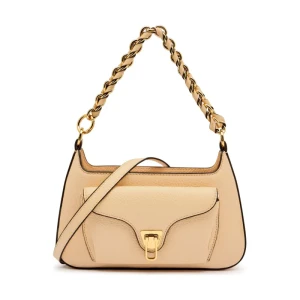 Coccinelle Skórzana torebka na ramię BEAT GENERATIO