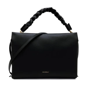 Coccinelle Skórzana torebka na ramię BOHEME GRANA DOUBLE