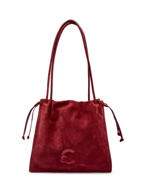 Coccinelle Skórzana torebka na ramię DULSE SUEDE