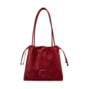 Coccinelle Skórzana torebka na ramię DULSE SUEDE