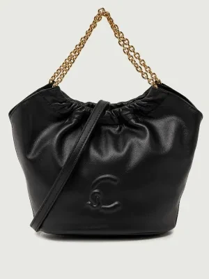 Coccinelle Skórzana torebka na ramię SMASH