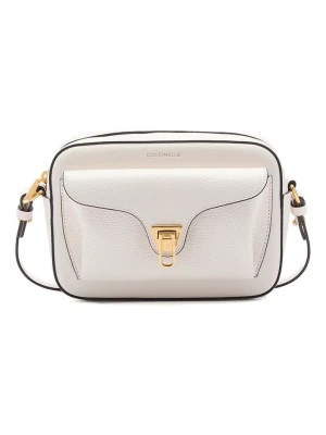 COCCINELLE Skórzana torebka w kolorze białym - 26 x 20 x 8,5 cm rozmiar: onesize
