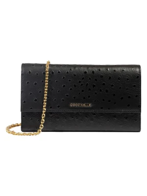 COCCINELLE Skórzana torebka w kolorze czarnym - 20 x 11 cm rozmiar: onesize
