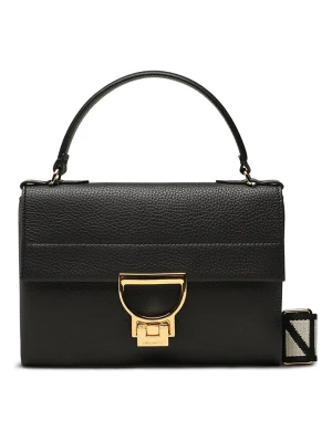 COCCINELLE Skórzana torebka w kolorze czarnym - 21,5 x 15 x 2 cm rozmiar: onesize