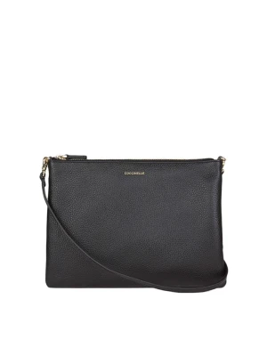 COCCINELLE Skórzana torebka w kolorze czarnym - 22 x 15 cm rozmiar: onesize