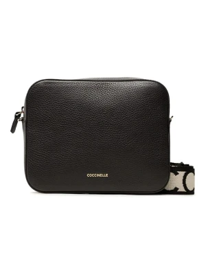 COCCINELLE Skórzana torebka w kolorze czarnym - 22 x 17 x 6 cm rozmiar: onesize