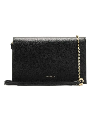 COCCINELLE Skórzana torebka w kolorze czarnym - 23 x 15 x 4 cm rozmiar: onesize