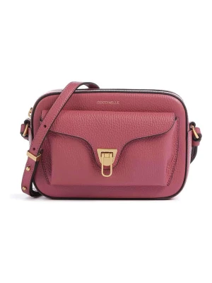 COCCINELLE Skórzana torebka w kolorze jagodowym - 26 x 20 x 8,5 cm rozmiar: onesize