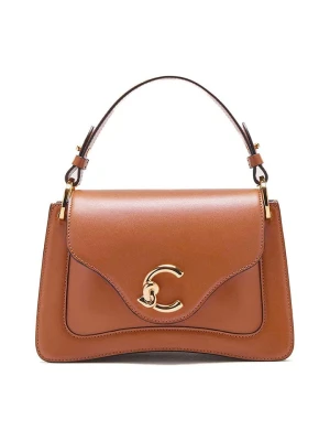 COCCINELLE Skórzana torebka w kolorze jasnobrązowym - 24 x 16 x 9 cm rozmiar: onesize
