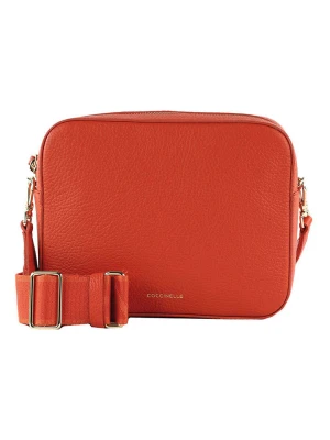 COCCINELLE Skórzana torebka w kolorze pomarańczowym - 21 x 17 x 6 cm rozmiar: onesize