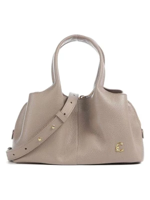 COCCINELLE Skórzana torebka w kolorze szarym - 26 x 16 x 12 cm rozmiar: onesize