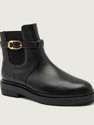 Coccinelle Skórzane botki C-Saddle VINTAGE