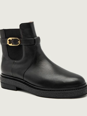 Coccinelle Skórzane botki C-Saddle VINTAGE