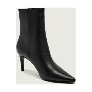 Coccinelle Skórzane botki na szpilce C-ME SMOOTH