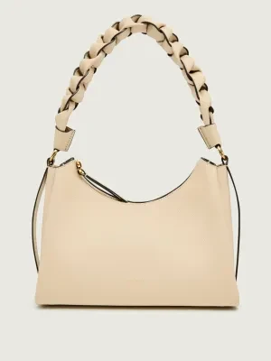 Coccinelle Skórzane hobo BOHEME GRANA DOUBLE