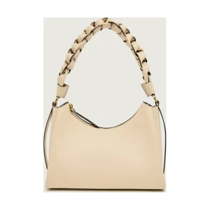 Coccinelle Skórzane hobo BOHEME GRANA DOUBLE