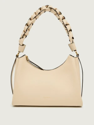 Coccinelle Skórzane hobo BOHEME GRANA DOUBLE