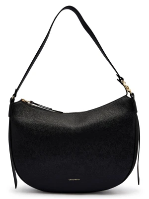 Coccinelle Skórzane hobo C-EASY czarny