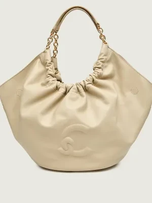 Coccinelle Skórzane hobo SMASH