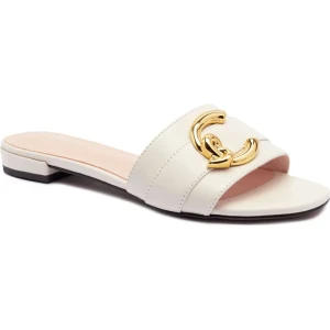 Coccinelle Skórzane klapki