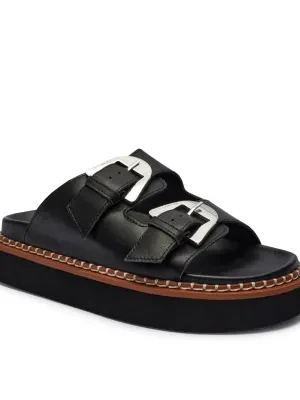 Coccinelle Skórzane klapki MAGALU