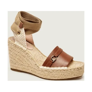 Coccinelle Skórzane koturny C-EASY