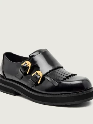 Coccinelle Skórzane monki Campus