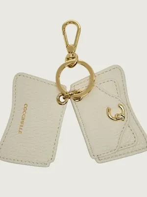 Coccinelle Skórzany brelok C-ME