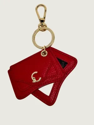 Coccinelle Skórzany brelok C-ME