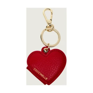 Coccinelle Skórzany brelok HEARTY