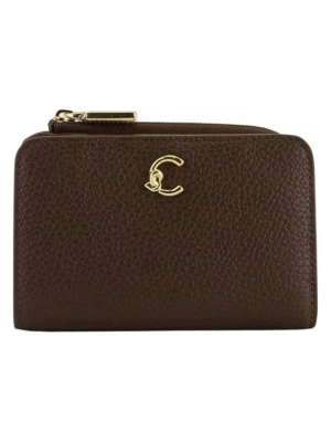COCCINELLE Skórzany portfel w kolorze brązowym - 13 x 9 cm rozmiar: onesize