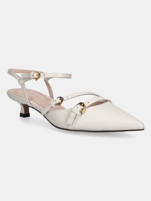 Coccinelle szpilki skórzane