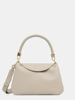 Coccinelle torebka crossbody damska skórzana beżowy