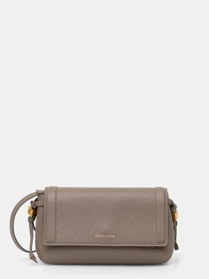 Coccinelle torebka crossbody damska skórzana beżowy
