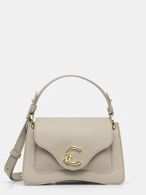 Coccinelle torebka crossbody damska skórzana beżowy