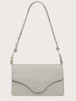 Coccinelle torebka crossbody damska skórzana beżowy
