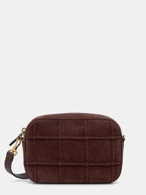 Coccinelle torebka crossbody damska skórzana bordowy