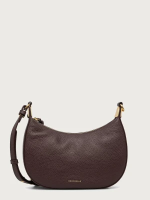 Coccinelle torebka crossbody damska skórzana bordowy