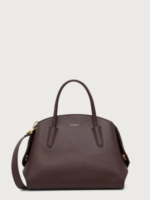 Coccinelle torebka crossbody damska skórzana bordowy