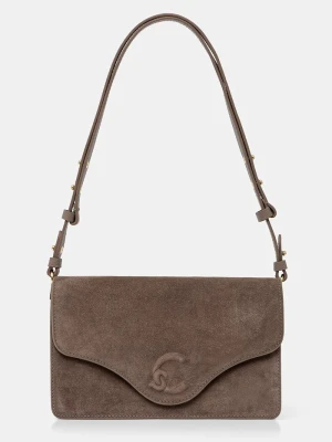 Coccinelle torebka crossbody damska skórzana brązowy