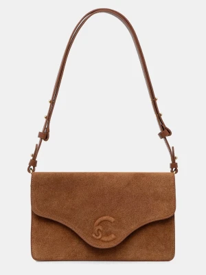 Coccinelle torebka crossbody damska skórzana brązowy