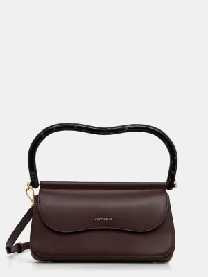 Coccinelle torebka crossbody damska skórzana brązowy