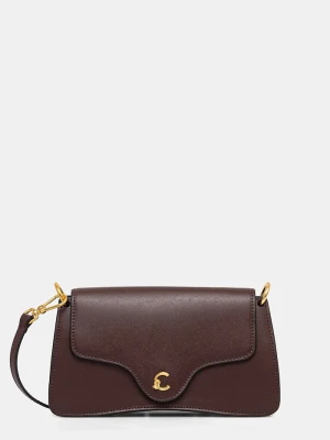 Coccinelle torebka crossbody damska skórzana brązowy