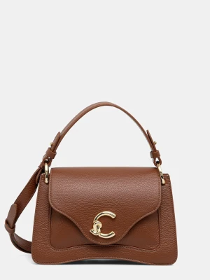 Coccinelle torebka crossbody damska skórzana brązowy